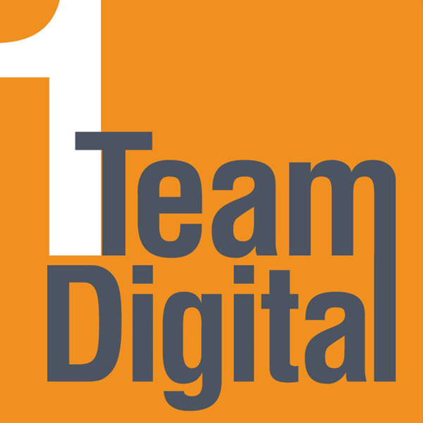 The business logo of the 1 Team Digital
